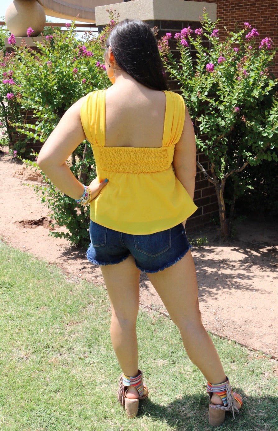 TCEC STRATEGY CrossFront HalterNeck Chiffon Top