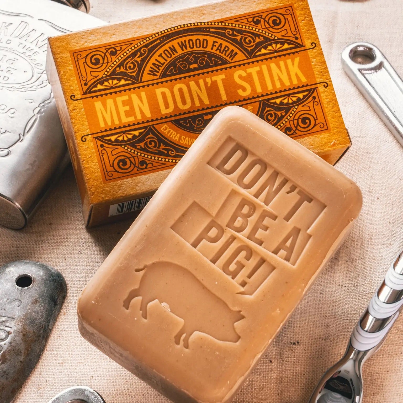 WALTON WOOD FARM Men Don’t Stink XXL SOAP BAR