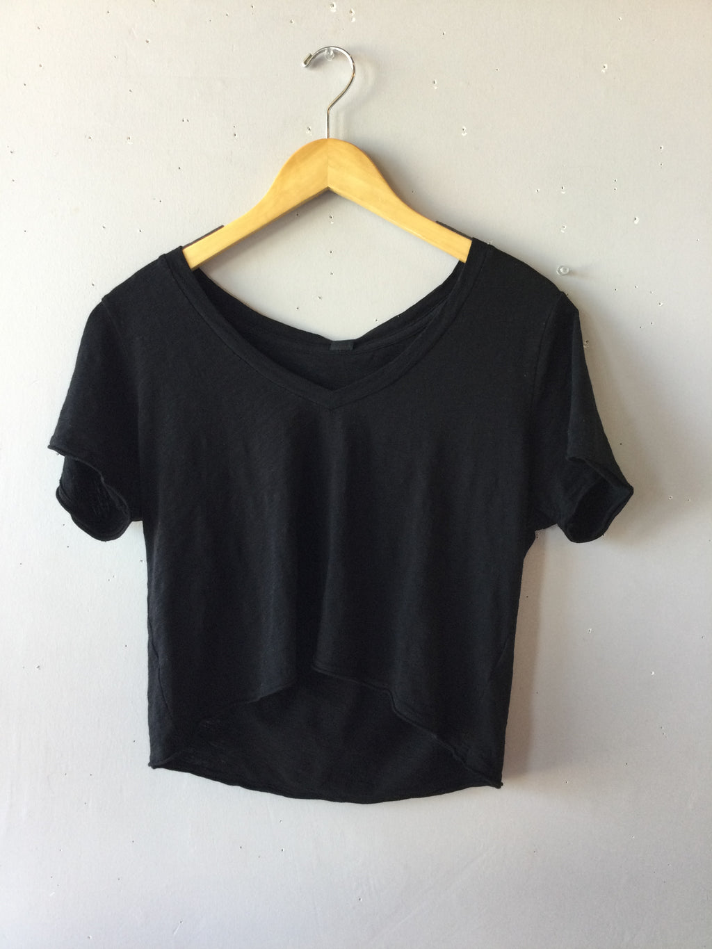 BOBI Boxy DECKED V-Neck SlubJersey Tee