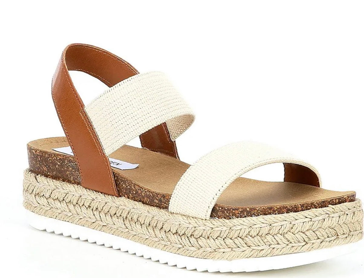 STEVE MADDEN Platform JAKLIN Banded Espadrille Sandal
