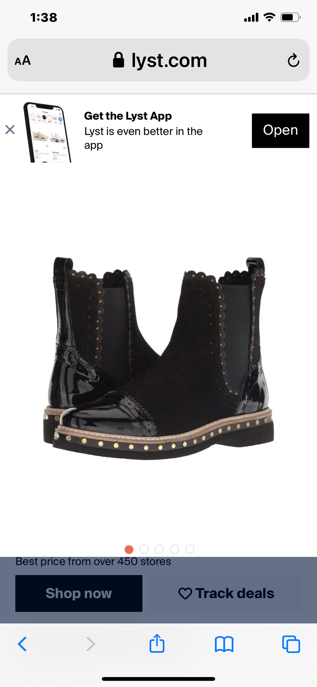 FREE PEOPLE Studded ATLAS Chelsea Boot