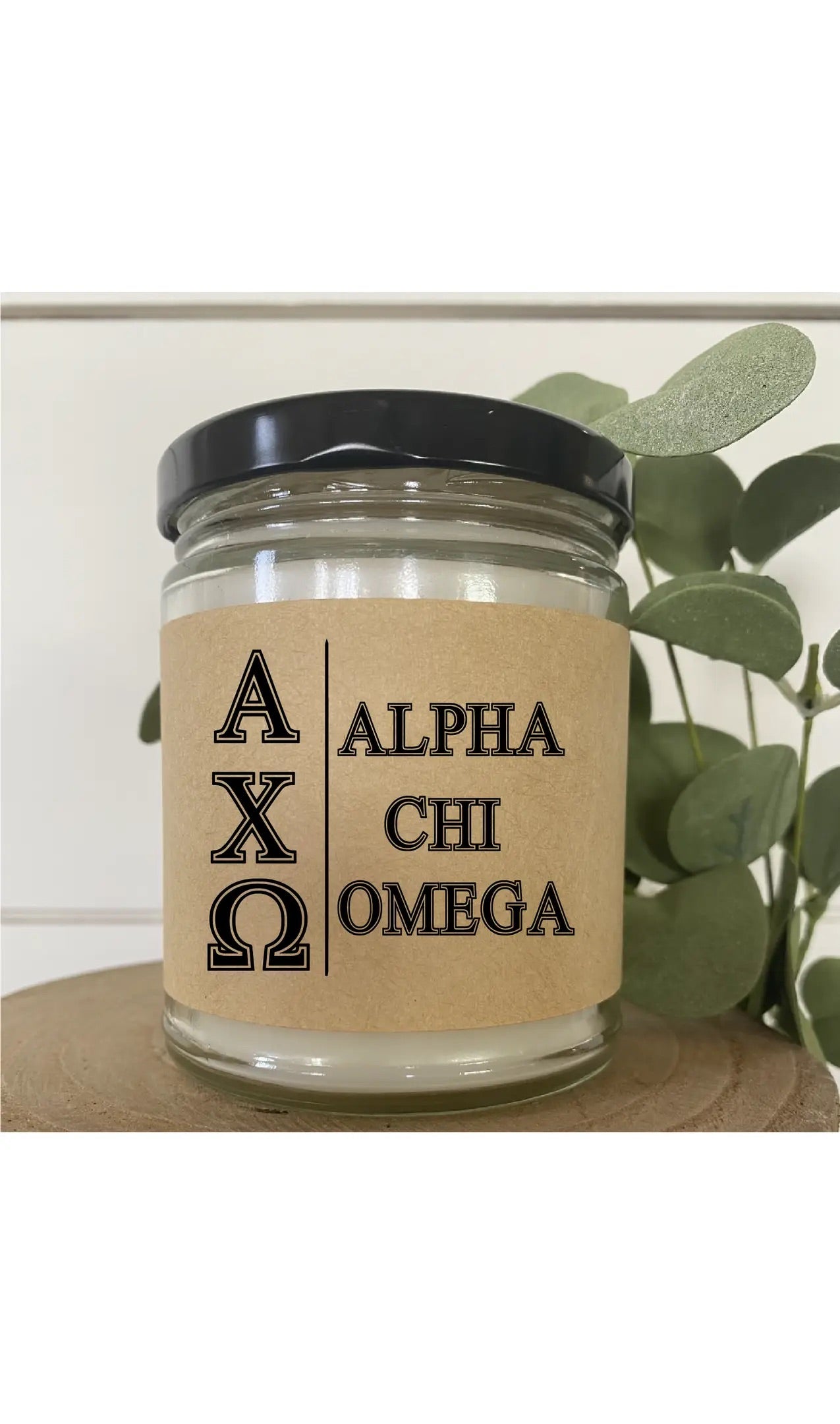 SS Sorority 9oz. VOLCANO 9oz Greek Chic Soy Candle