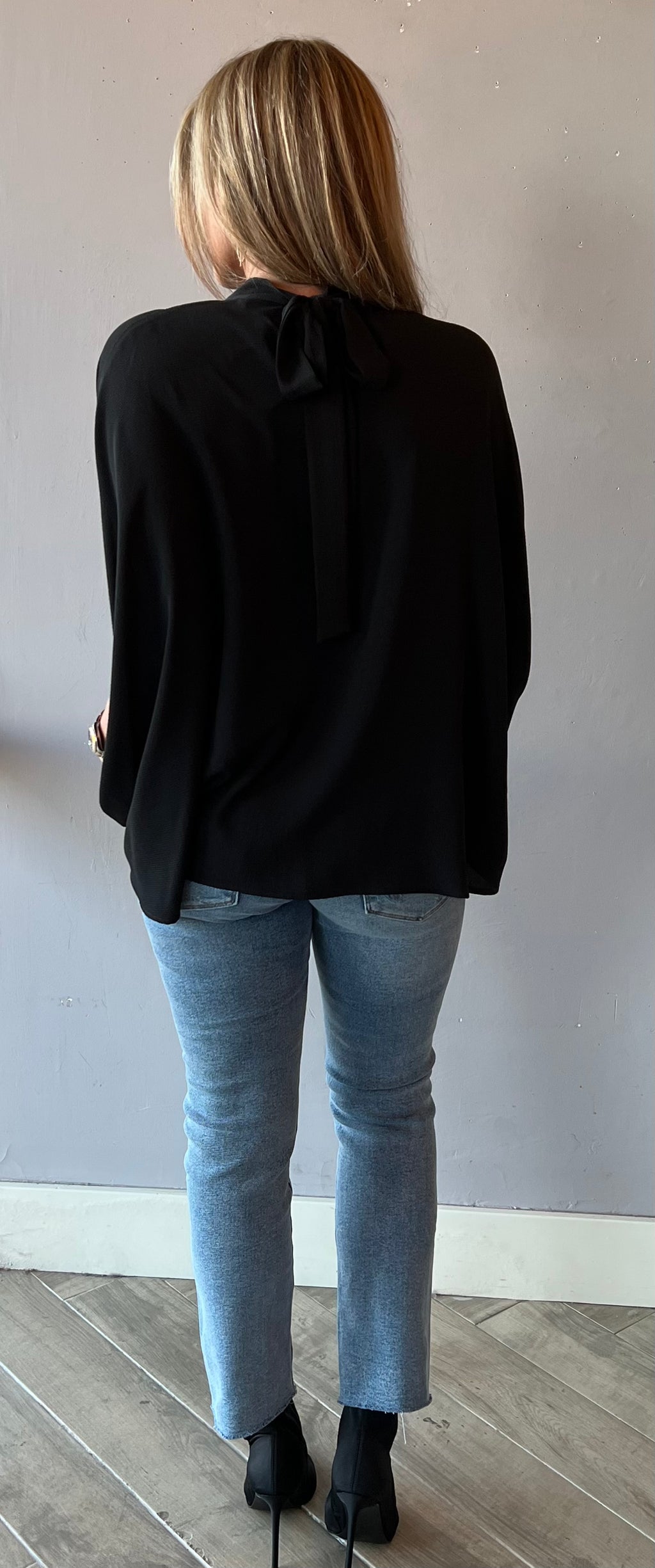 *IVY JANE Bow~Back RUBY Poncho Top