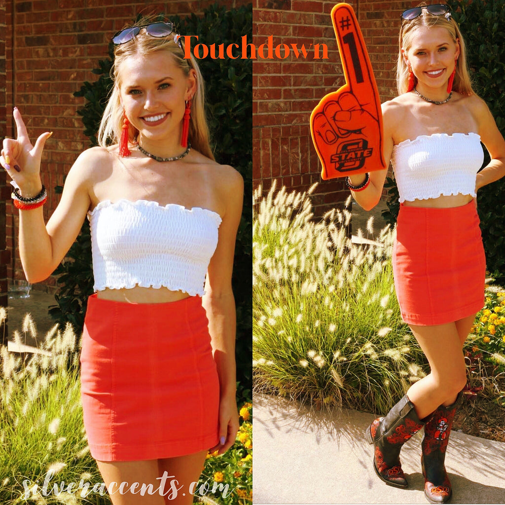 TOUCHDOWN Smock JerseyKnit Tube Top