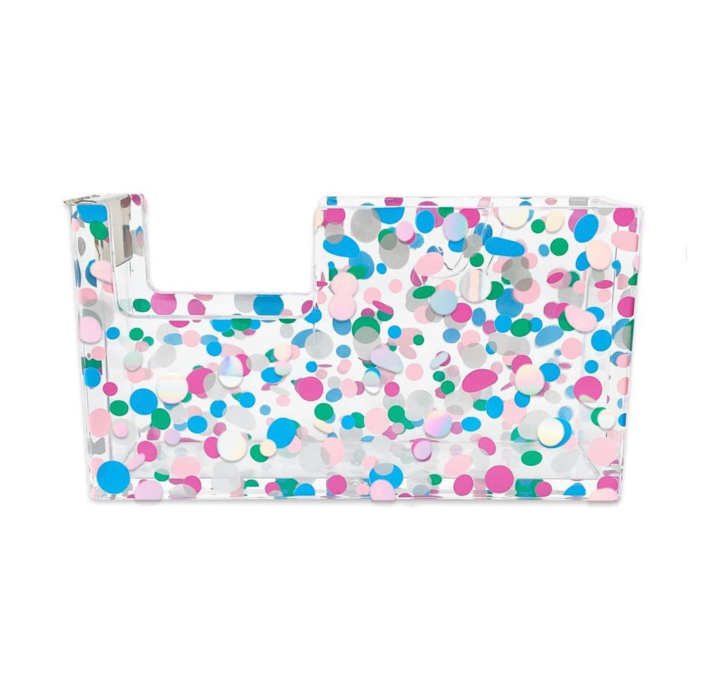 PACKED PARTY COVERED In CONFETTI TAPE DISPENSER