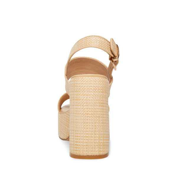 STEVE MADDEN Natural Raffia VALORY Sandal