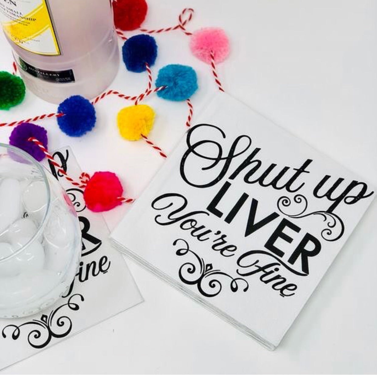 TWISTED WARES 20 Ct. Cocktail Napkins