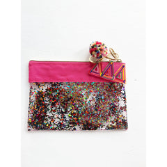 AL Sorority Keychain CONFETTI Pouch