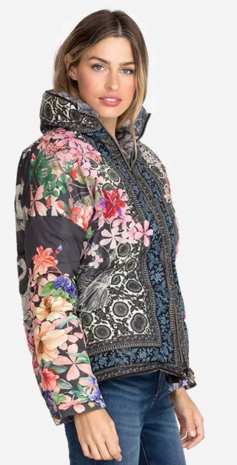 JOHNNY WAS Reversible LINDANA Down Parka