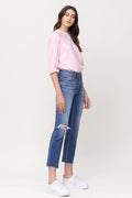 VERVET MidRise CARLENE Slim Straight Jean