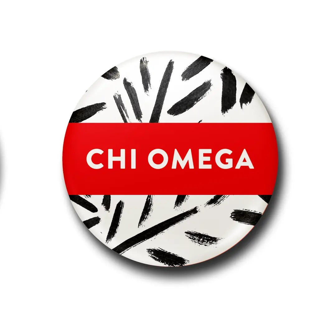 MS 4pc Sorority PATTERNED Greek Chic Coaster Set