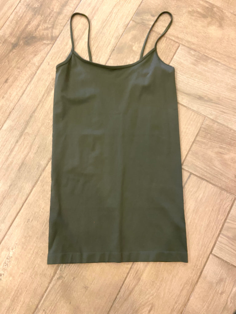 FORNIA Olive Cami Top