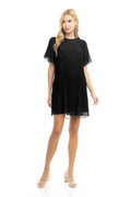 CHOSEN Pleated ShortSleeve Dress