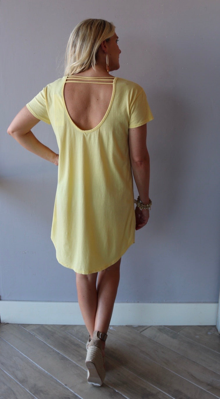 *BOBI Strappy-Back ANTHEM Supreme Jersey Dress