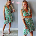 LUSH Floral WHIMSY RuffleWrap TieWaist Woven Dress