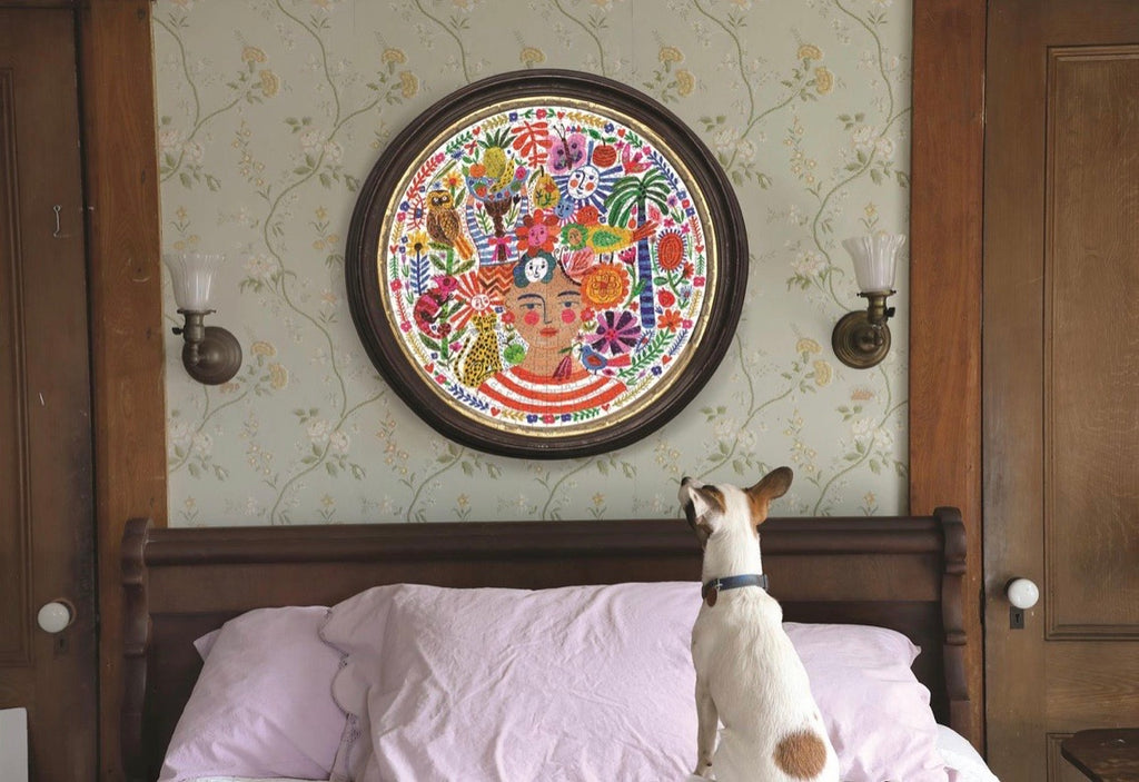 EEBOO Piece & Love 500 Pc ROUND Puzzle