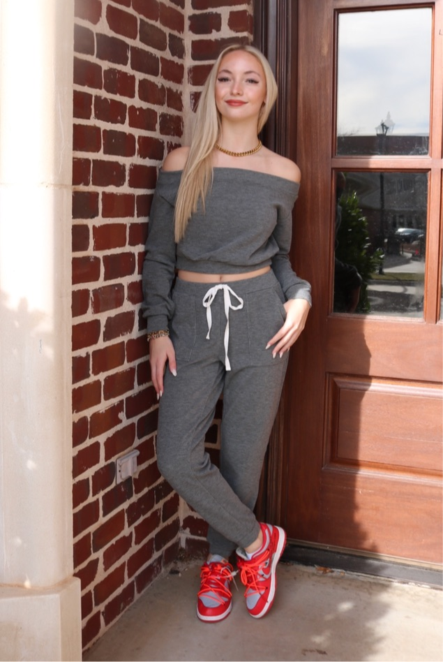 BOBI CozyHeatherKnit SERENA Pocket Jogger