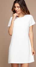 ARIANA Short Sleeve Shift Dress