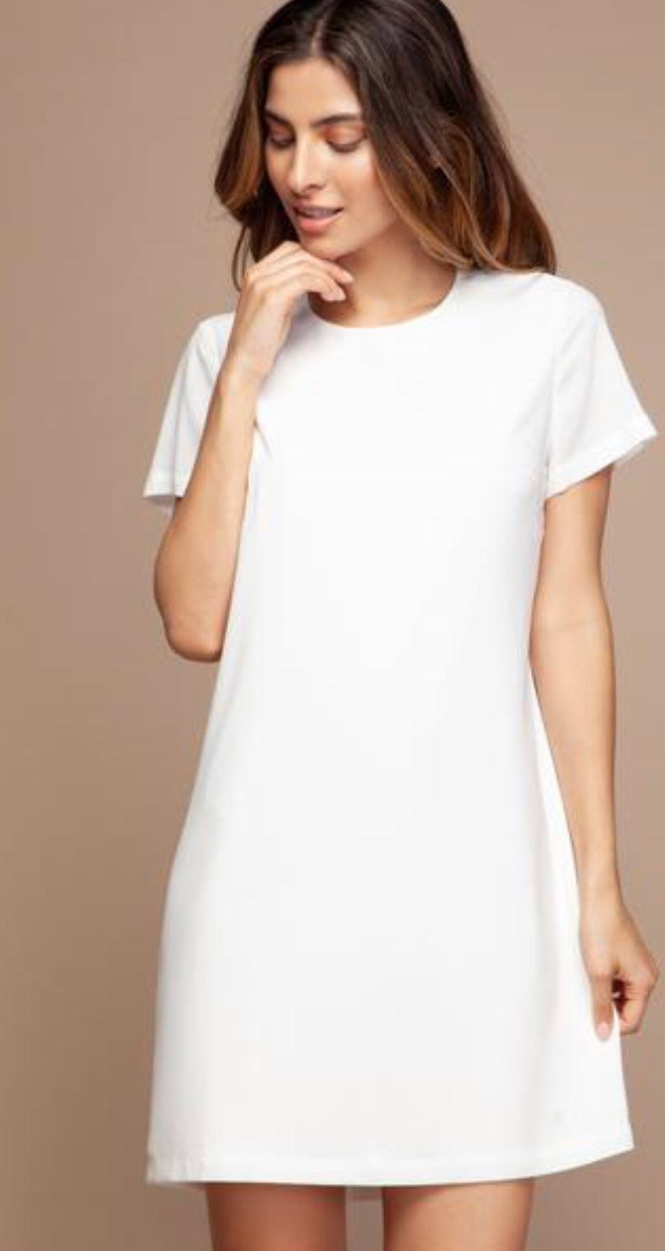 ARIANA Short Sleeve Shift Dress