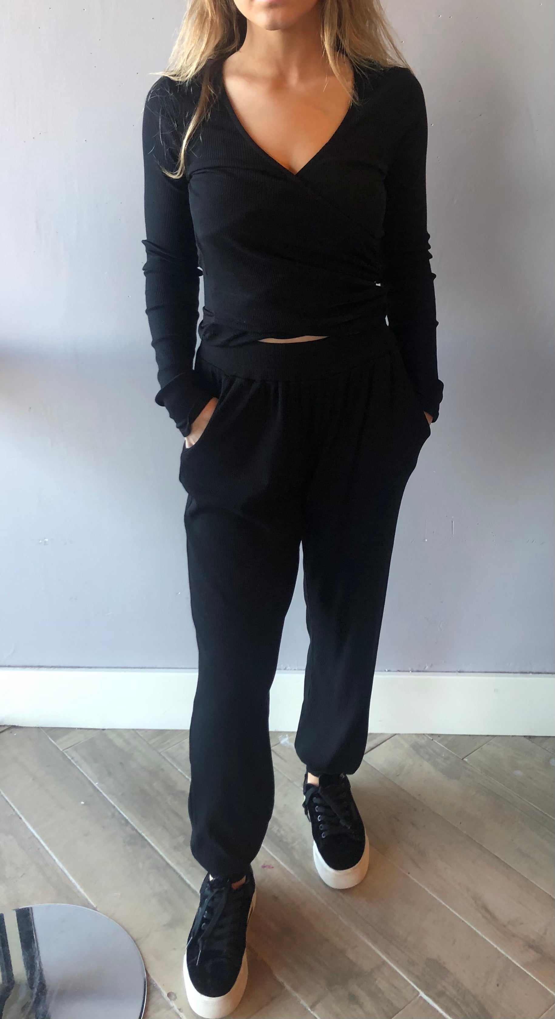 BOBI Modal KEEPER RibKnit Jogger Pant