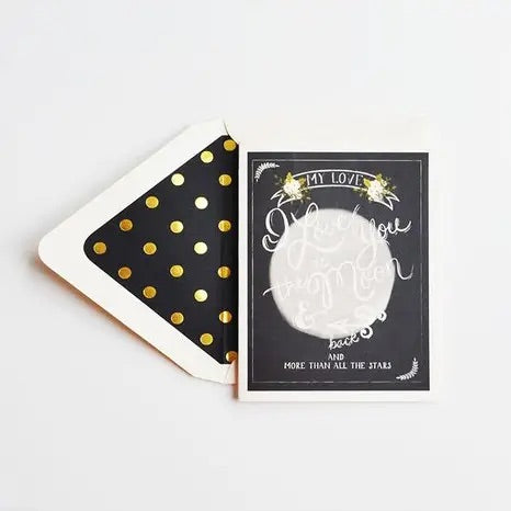 THE FIRST SNOW Valentine’s Day Designer Greeting Card