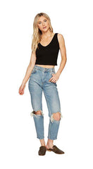 Free People SOLID RIB BRAMI Crop Top