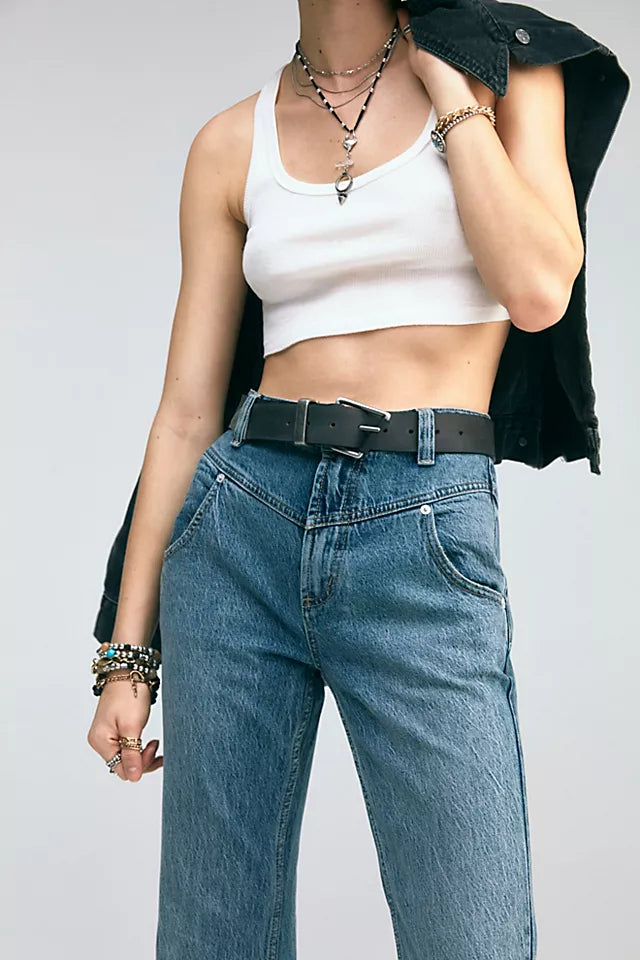 FREE PEOPLE We The Free GETTY Leather Belt