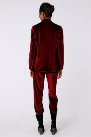 BOBI BLACK Velvet HONOR Joggers
