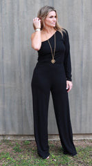 BOBI OneShoulder ELITE Modal Jersey Jumpsuit Pant Romper