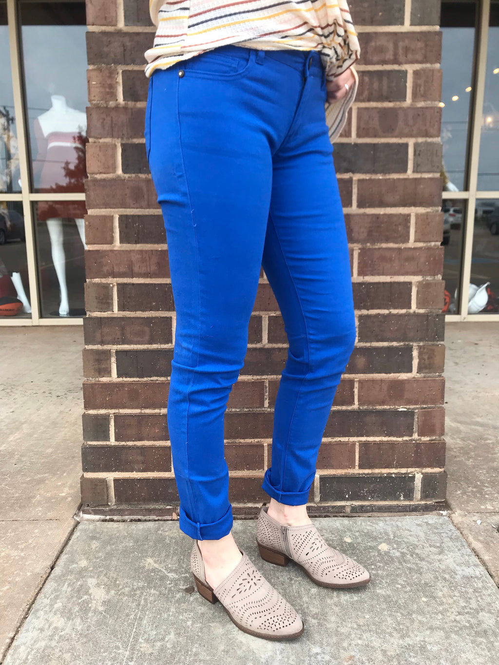 UPTOWN 5 Pocket Color Skinny Jeans