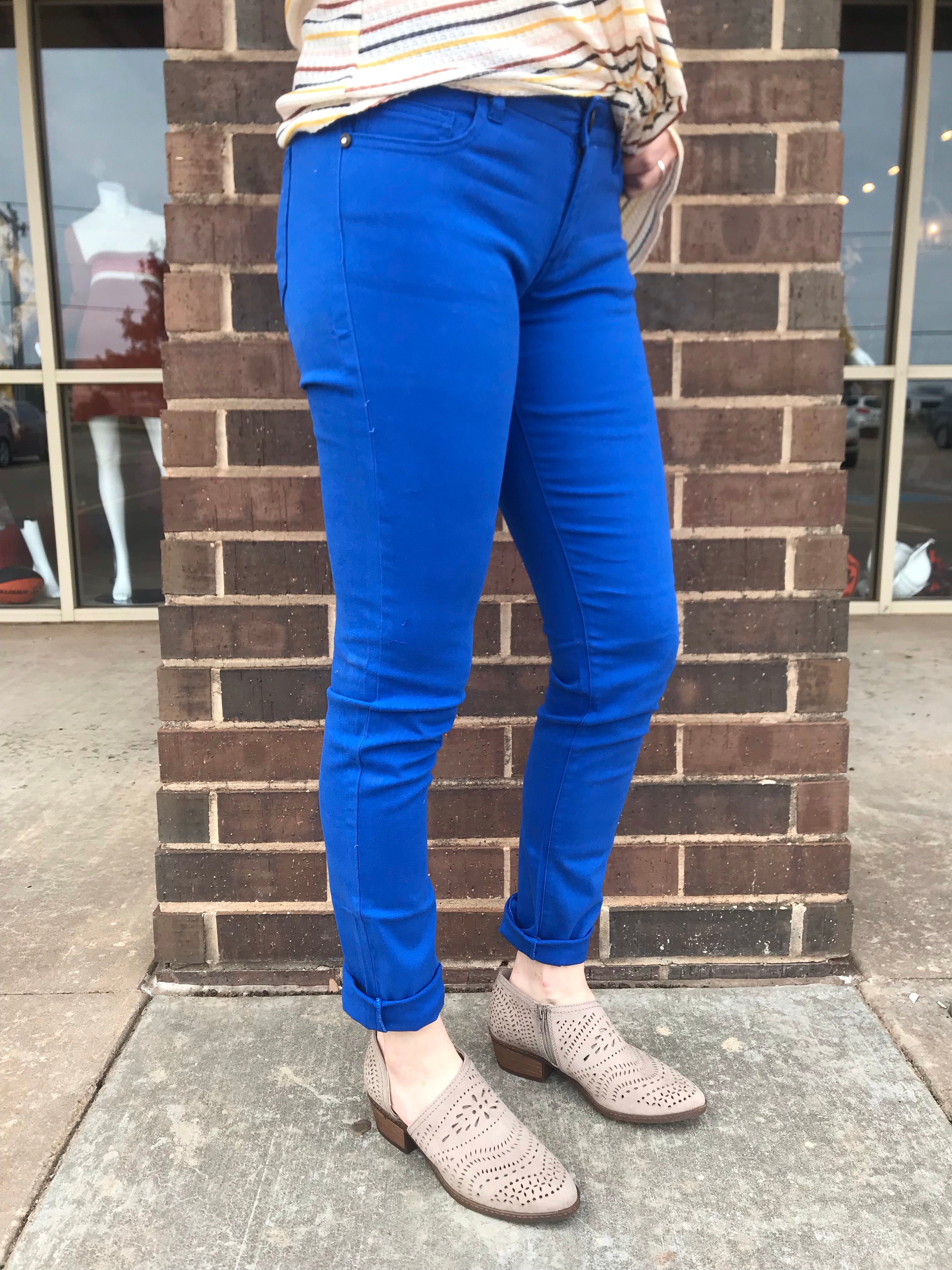 UPTOWN 5 Pocket Color Skinny Jeans