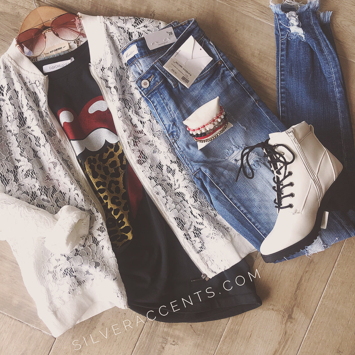 KANCAN MidRise EVERLAST AnkleDistress Skinny Jean