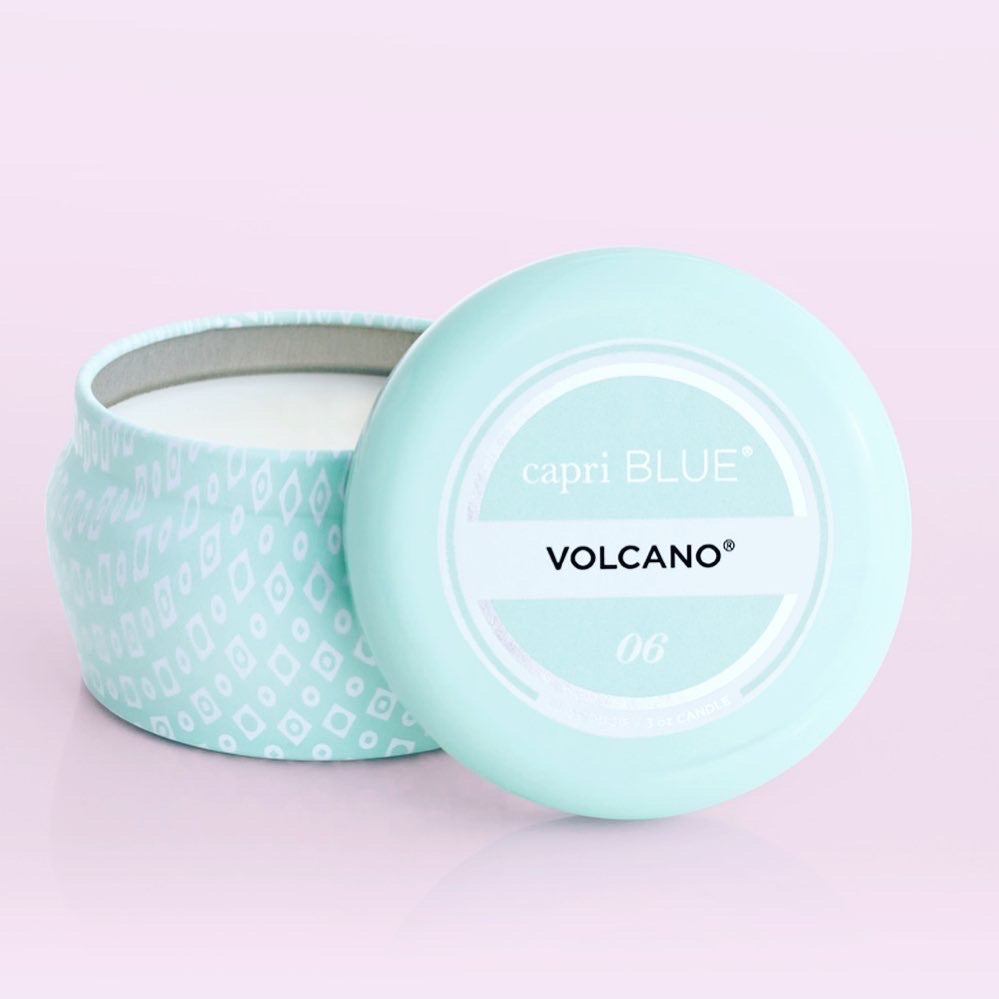 CAPRI BLUE 3oz VOLCANO Mini Tin Candle