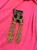 CONFETTI SeedBead Tassle Earrings