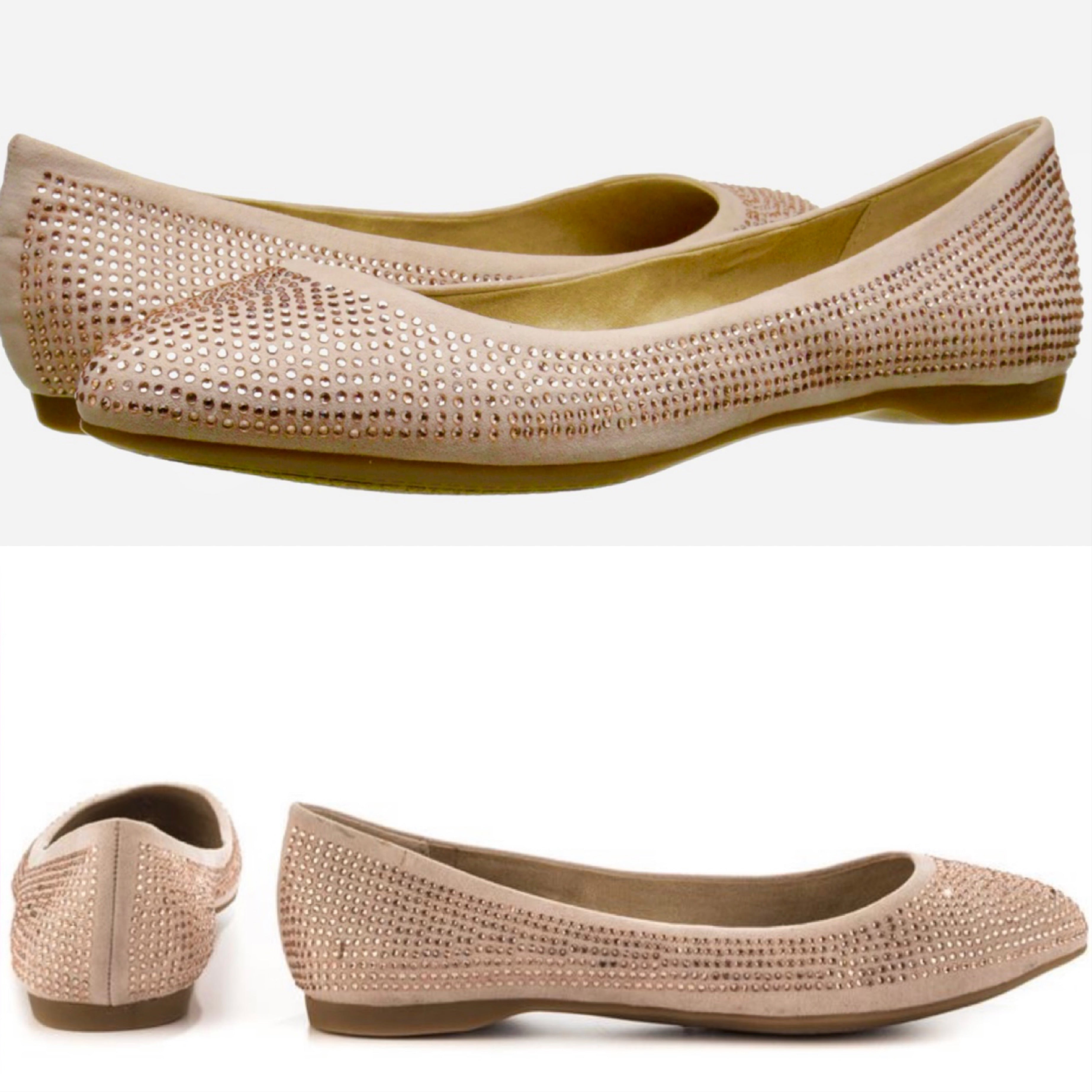 JESSICA SIMPSON Jeweled LABELLE Ballet Flat Shoe