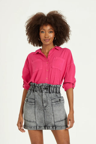 DEAR JOHN PaperBag BERNICE Denim Skirt