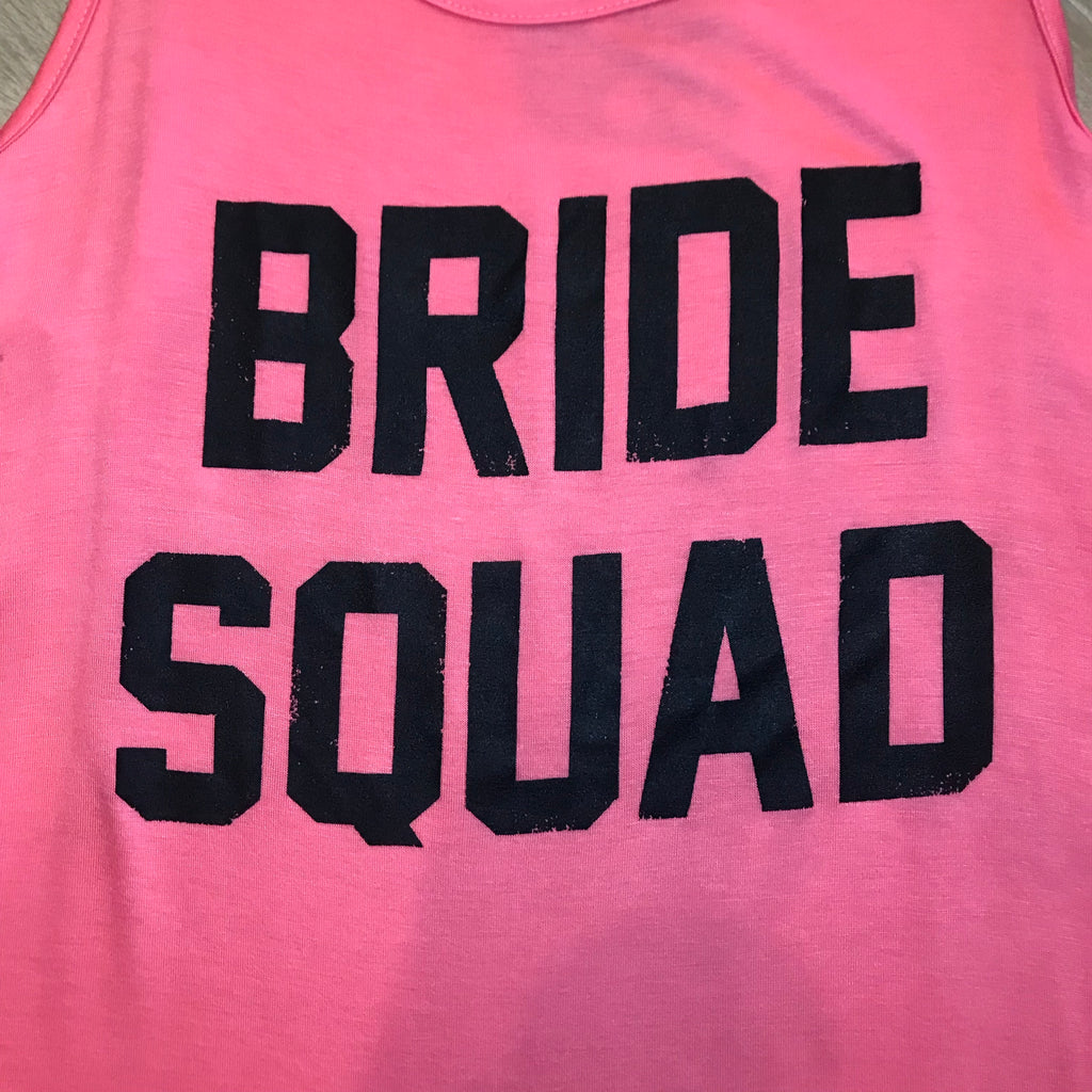 Zutter BRIDE SQUAD Graphic Print Tank Top