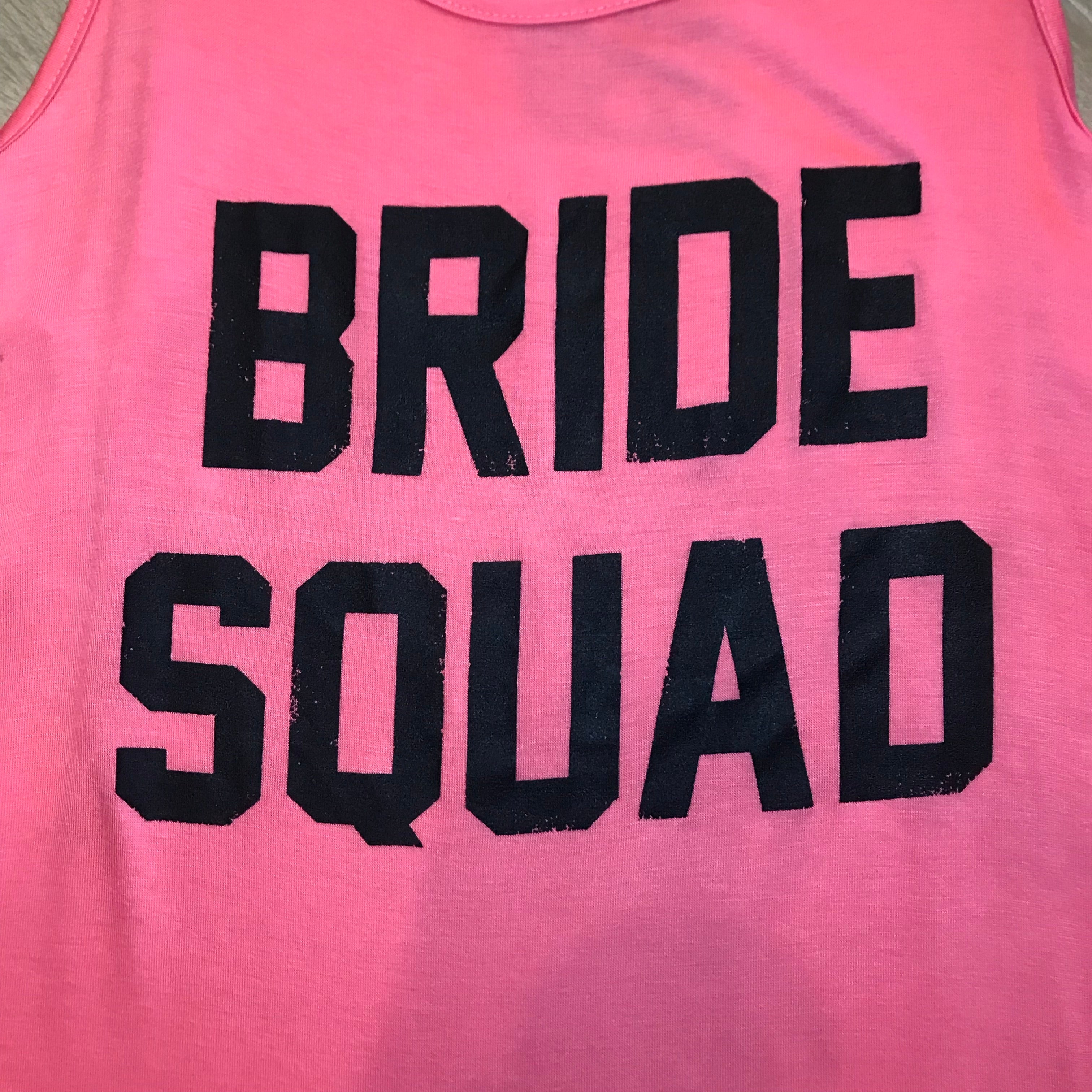 Zutter BRIDE SQUAD Graphic Print Tank Top