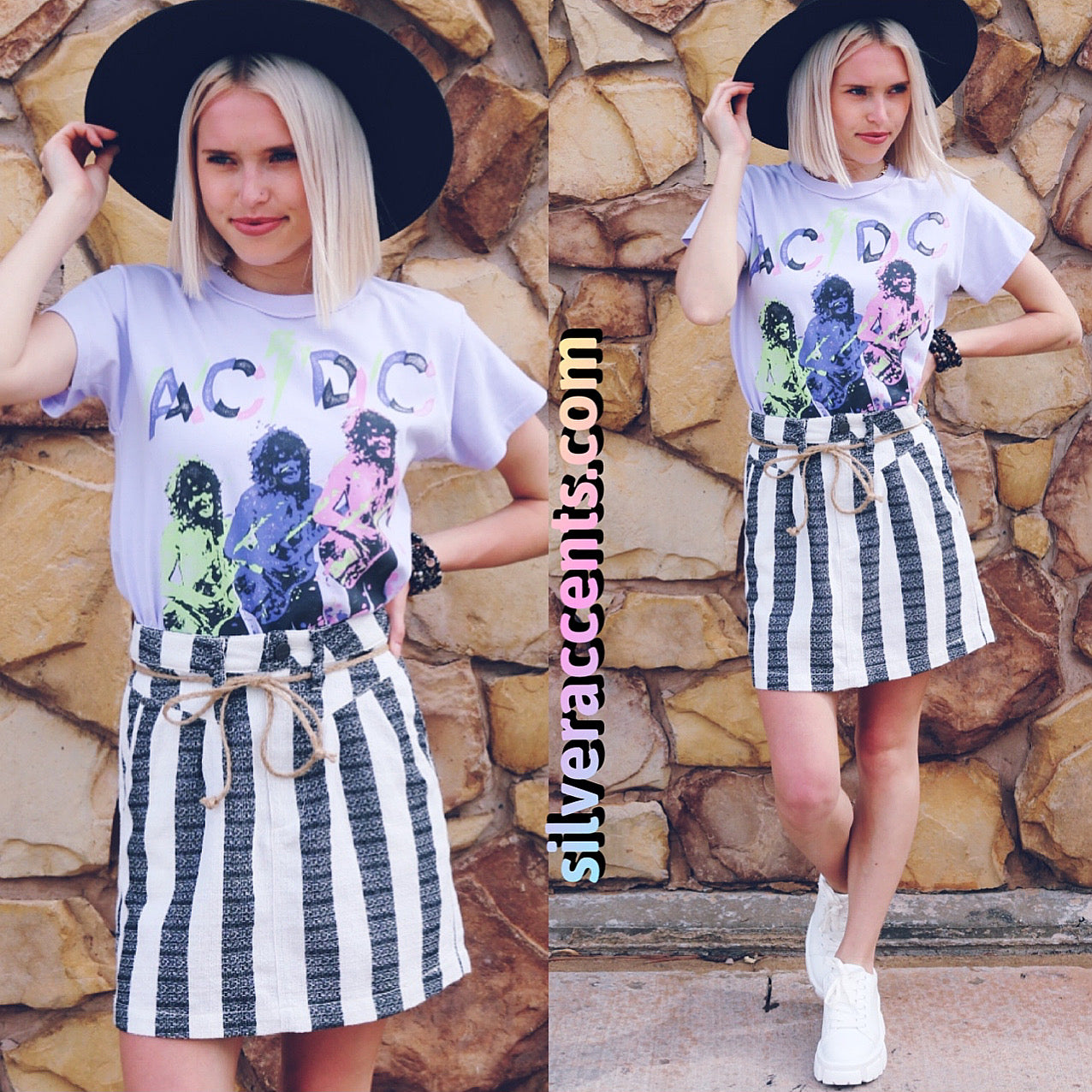 DAYDREAMER Jailbreak AC/DC Reverse Girlfriend Tee