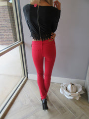 *ARTICLES OF SOCIETY Real Red MYA Skinny Jeans