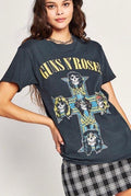 DAYDREAMER GUNS N’ ROSES Skull Cross Weekend Top