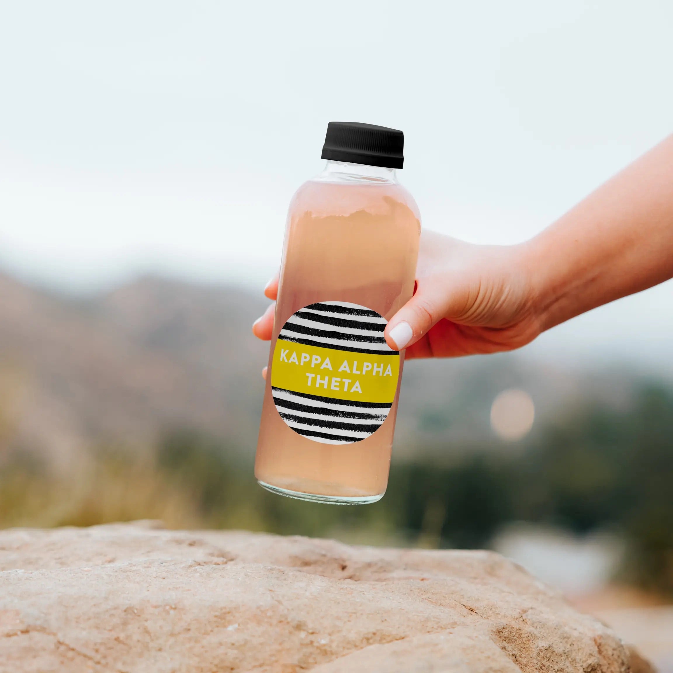 MS Sorority PATTERNED Greek Chic Sticker