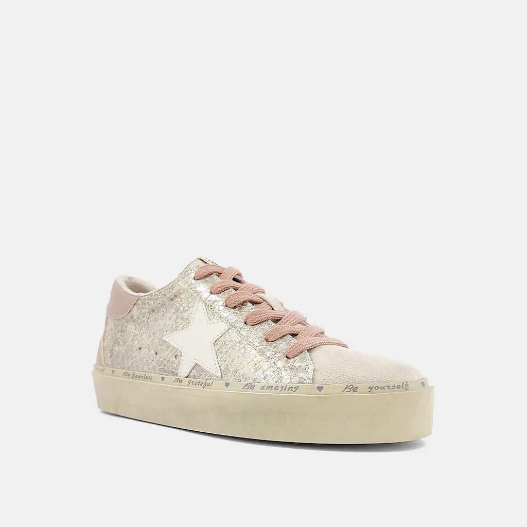 SHUSHOP Gold Snake REBA Star Sneaker