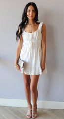 CAREFREE Tiered Knit Rouche Dress