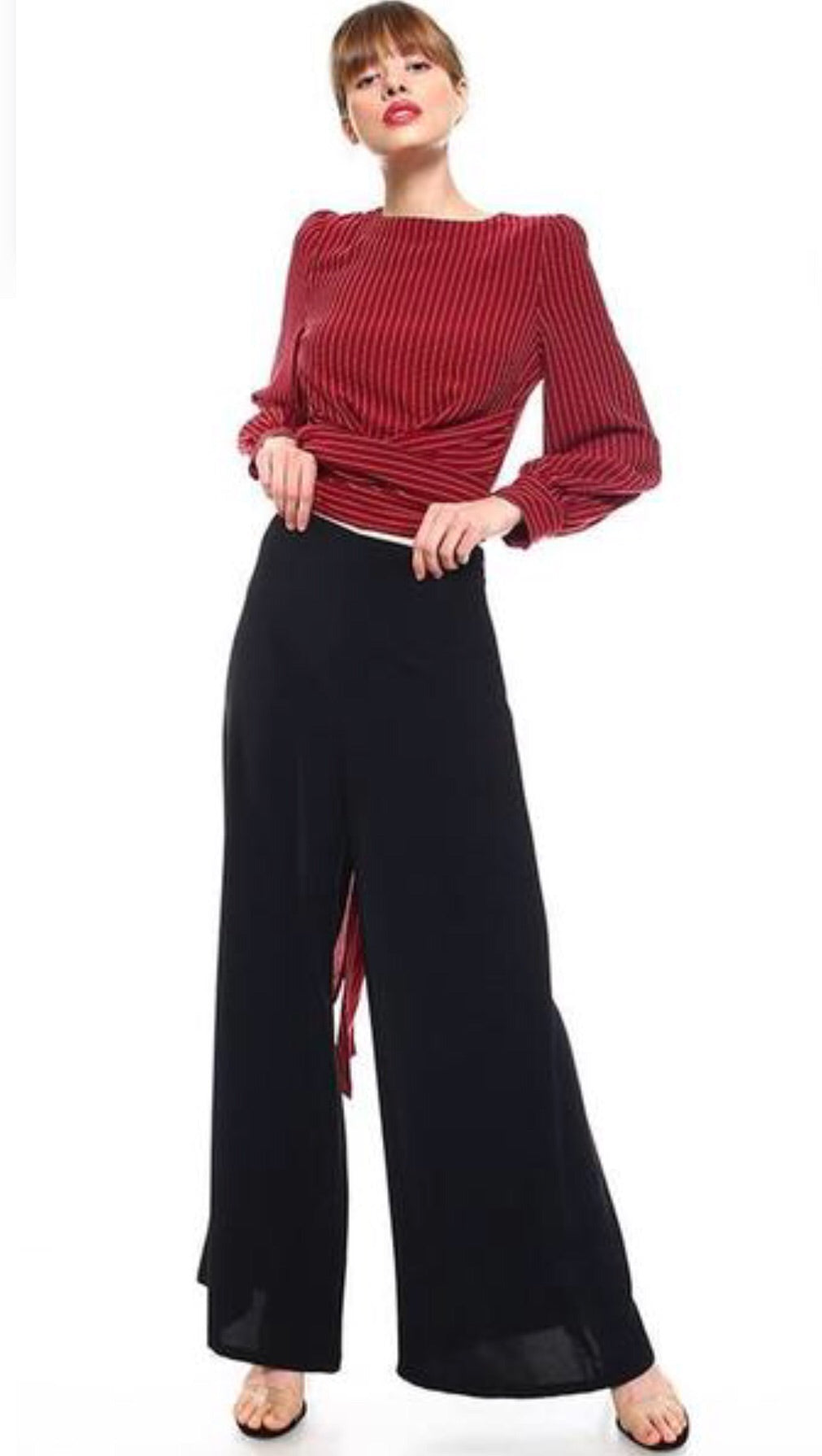 SHEIK Woven Wide Leg Trouser Pants