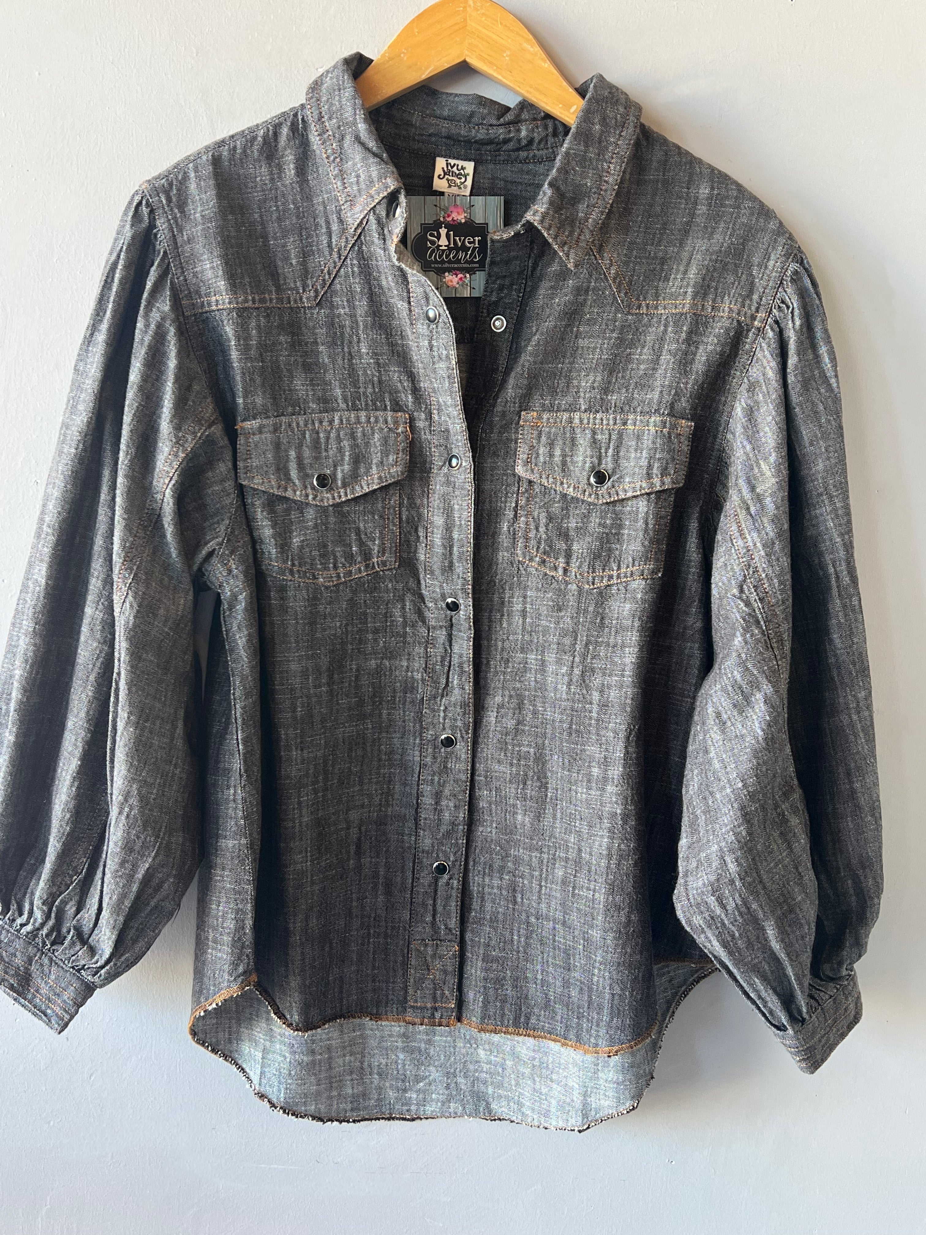 IVY JANE Denim DOLLY Snap Shirt