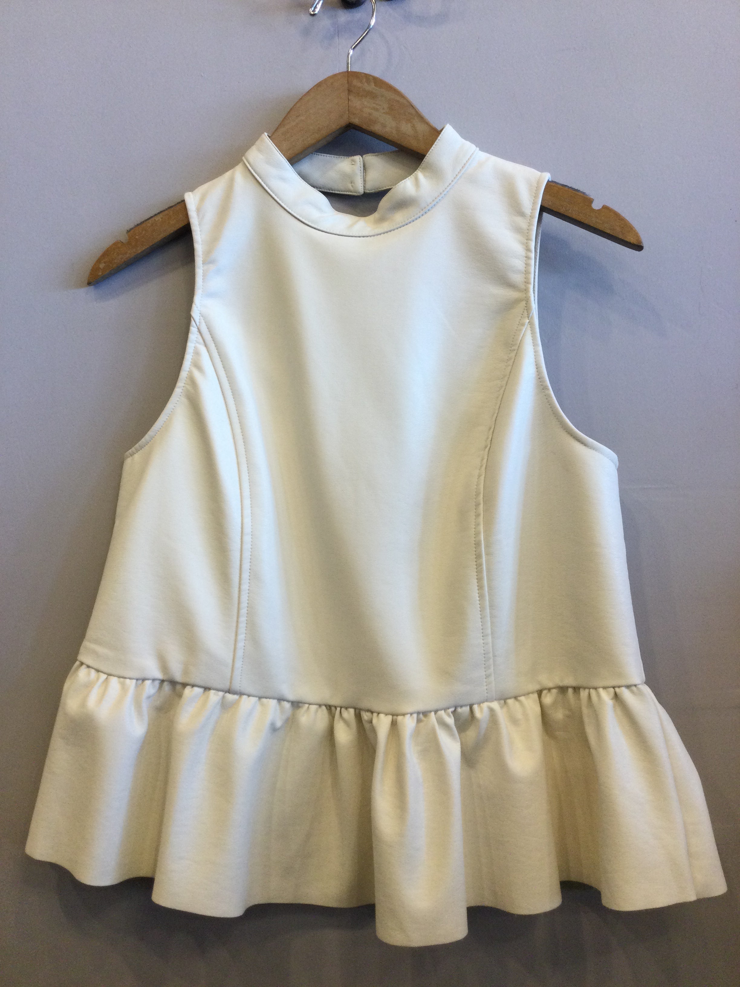 ERAS Vegan Leather Halter Neck Top