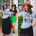 Zutter DOG MOM Crew Neck Graphic Tee Top