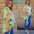 BRIGHT SIDE Floral Kimono Open Cardigan Top