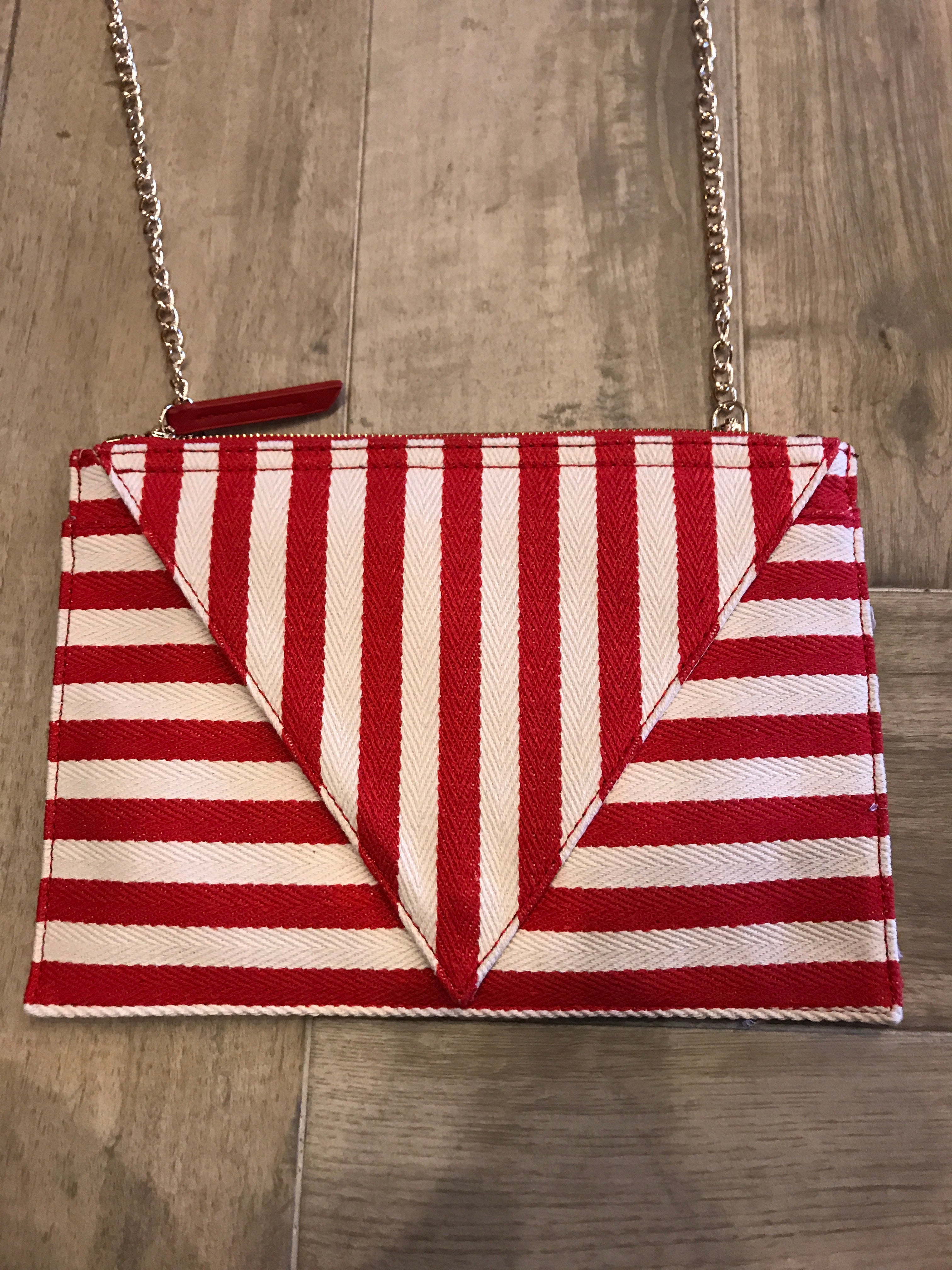 BARCELONA Stripe Cross Body Purse